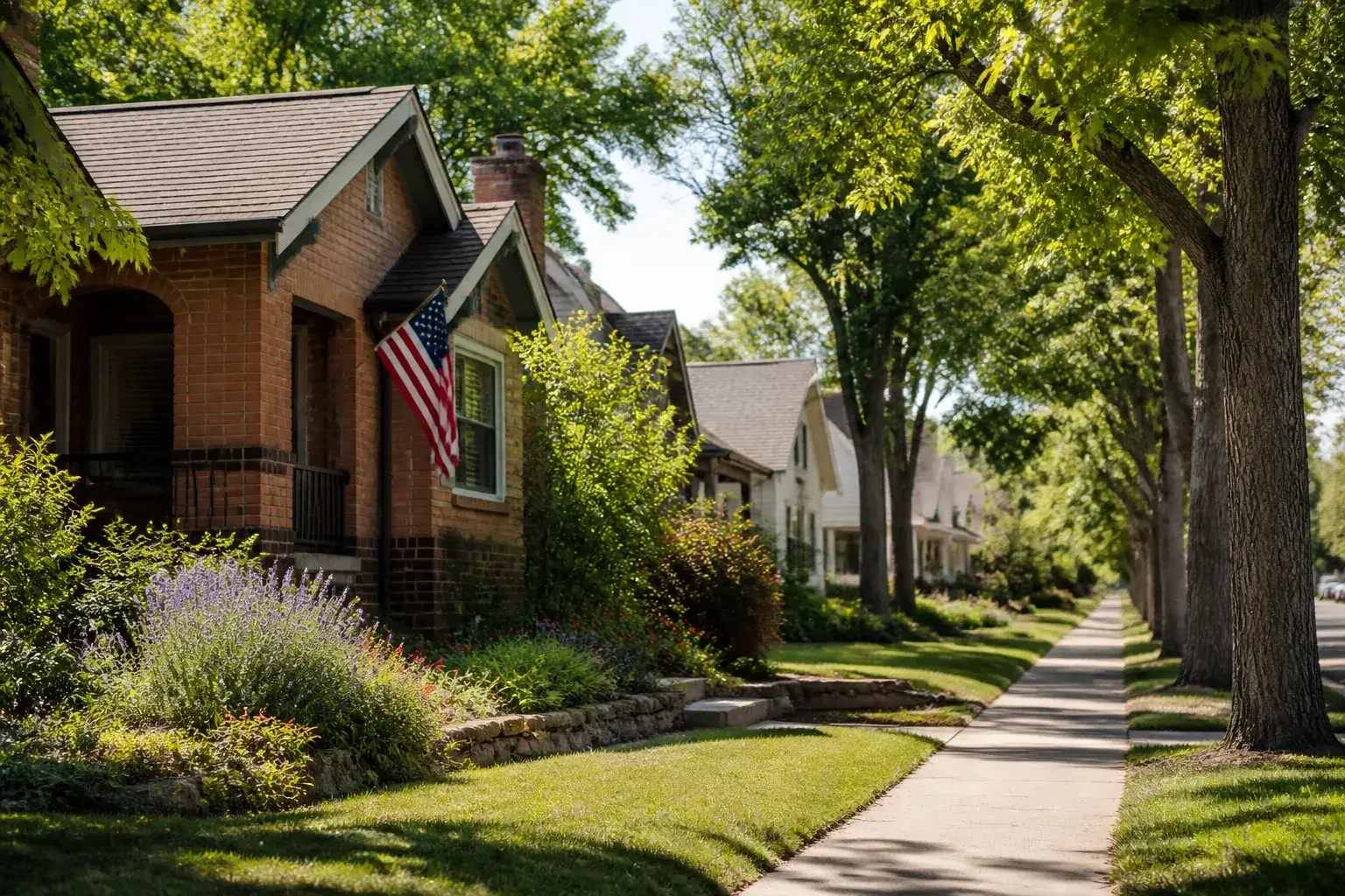 Englewood neighborhood with classic homes